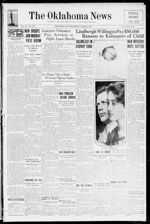 The Oklahoma News (Oklahoma City, Okla.), Vol. 26, No. 128, Ed. 1 Wednesday, March 2, 1932