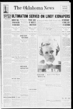 Primary view of object titled 'The Oklahoma News (Oklahoma City, Okla.), Vol. 26, No. 131, Ed. 1 Saturday, March 5, 1932'.