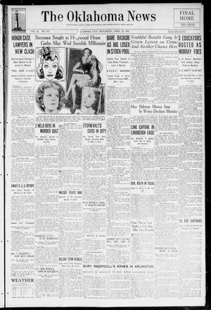 Primary view of object titled 'The Oklahoma News (Oklahoma City, Okla.), Vol. 26, No. 173, Ed. 1 Saturday, April 23, 1932'.