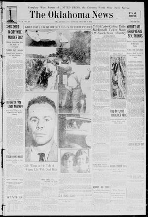 The Oklahoma News (Oklahoma City, Okla.), Vol. 25, No. 279, Ed. 1 Monday, August 24, 1931