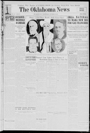 The Oklahoma News (Oklahoma City, Okla.), Vol. 26, No. 20, Ed. 1 Wednesday, October 28, 1931