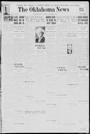 The Oklahoma News (Oklahoma City, Okla.), Vol. 26, No. 25, Ed. 1 Tuesday, November 3, 1931