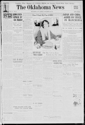 Primary view of object titled 'The Oklahoma News (Oklahoma City, Okla.), Vol. 26, No. 40, Ed. 1 Friday, November 20, 1931'.