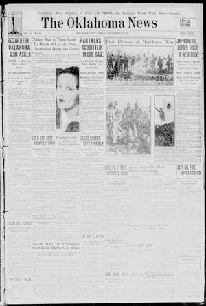 The Oklahoma News (Oklahoma City, Okla.), Vol. 26, No. 46, Ed. 1 Friday, November 27, 1931