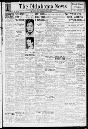The Oklahoma News (Oklahoma City, Okla.), Vol. 26, No. 236, Ed. 1 Wednesday, July 6, 1932