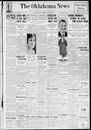 Primary view of object titled 'The Oklahoma News (Oklahoma City, Okla.), Vol. 26, No. 250, Ed. 1 Friday, July 22, 1932'.