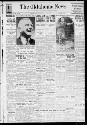 The Oklahoma News (Oklahoma City, Okla.), Vol. 26, No. 278, Ed. 1 Wednesday, August 24, 1932