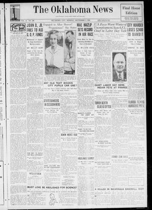 Primary view of object titled 'The Oklahoma News (Oklahoma City, Okla.), Vol. 26, No. 288, Ed. 1 Monday, September 5, 1932'.