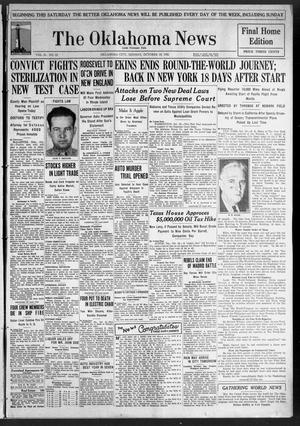 Primary view of object titled 'The Oklahoma News (Oklahoma City, Okla.), Vol. 31, No. 12, Ed. 1 Monday, October 19, 1936'.