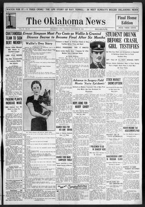 Primary view of object titled 'The Oklahoma News (Oklahoma City, Okla.), Vol. 31, No. 20, Ed. 1 Tuesday, October 27, 1936'.