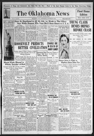 The Oklahoma News (Oklahoma City, Okla.), Vol. 31, No. 21, Ed. 1 Wednesday, October 28, 1936
