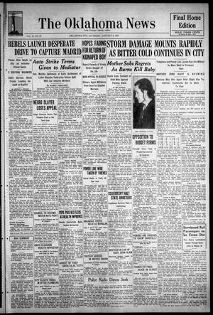 Primary view of object titled 'The Oklahoma News (Oklahoma City, Okla.), Vol. 31, No. 94, Ed. 1 Saturday, January 9, 1937'.