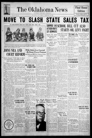 The Oklahoma News (Oklahoma City, Okla.), Vol. 31, No. 142, Ed. 1 Friday, February 26, 1937