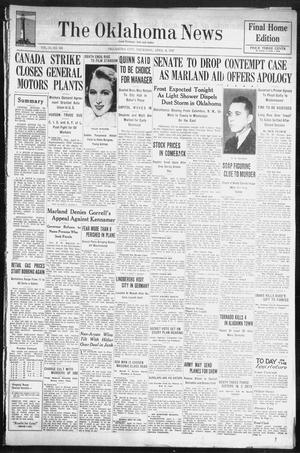 The Oklahoma News (Oklahoma City, Okla.), Vol. 31, No. 183, Ed. 1 Thursday, April 8, 1937