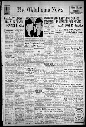 The Oklahoma News (Oklahoma City, Okla.), Vol. 31, No. 338, Ed. 1 Thursday, September 9, 1937