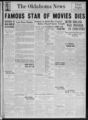 The Oklahoma News (Oklahoma City, Okla.), Vol. 31, No. 351, Ed. 2 Wednesday, September 22, 1937
