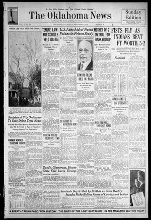 Primary view of object titled 'The Oklahoma News (Oklahoma City, Okla.), Vol. 31, No. 355, Ed. 1 Sunday, September 26, 1937'.