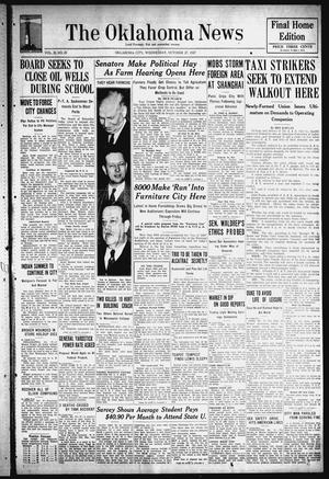 The Oklahoma News (Oklahoma City, Okla.), Vol. 32, No. 22, Ed. 1 Wednesday, October 27, 1937