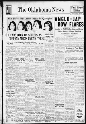 The Oklahoma News (Oklahoma City, Okla.), Vol. 32, No. 25, Ed. 1 Saturday, October 30, 1937