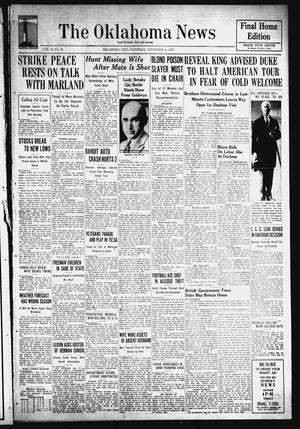 The Oklahoma News (Oklahoma City, Okla.), Vol. 32, No. 32, Ed. 1 Saturday, November 6, 1937