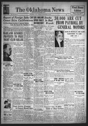 Primary view of object titled 'The Oklahoma News (Oklahoma City, Okla.), Vol. 32, No. 83, Ed. 1 Tuesday, December 28, 1937'.