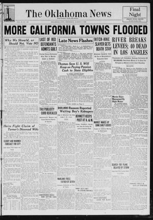 Primary view of object titled 'The Oklahoma News (Oklahoma City, Okla.), Vol. 32, No. 148, Ed. 2 Thursday, March 3, 1938'.