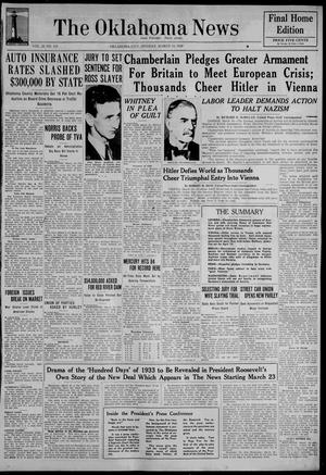 The Oklahoma News (Oklahoma City, Okla.), Vol. 32, No. 159, Ed. 1 Monday, March 14, 1938
