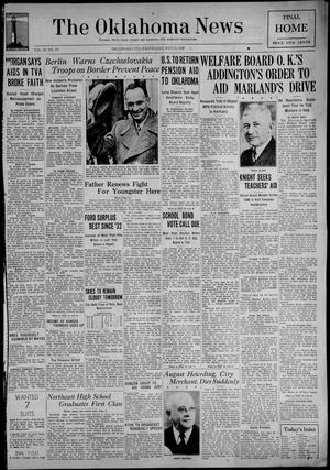 Primary view of object titled 'The Oklahoma News (Oklahoma City, Okla.), Vol. 32, No. 231, Ed. 1 Wednesday, May 25, 1938'.