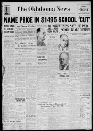 The Oklahoma News (Oklahoma City, Okla.), Vol. 32, No. 330, Ed. 2 Thursday, September 1, 1938