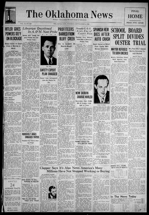 The Oklahoma News (Oklahoma City, Okla.), Vol. 32, No. 335, Ed. 1 Tuesday, September 6, 1938