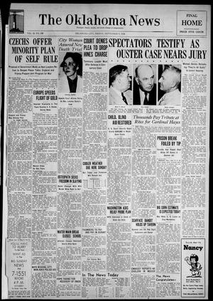The Oklahoma News (Oklahoma City, Okla.), Vol. 32, No. 338, Ed. 1 Friday, September 9, 1938