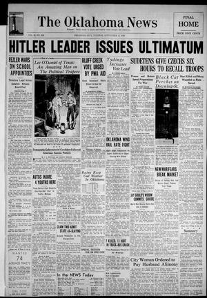 The Oklahoma News (Oklahoma City, Okla.), Vol. 32, No. 342, Ed. 1 Tuesday, September 13, 1938