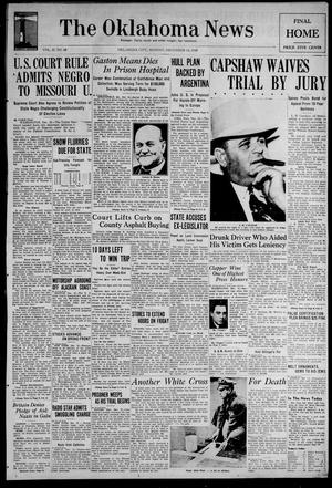 The Oklahoma News (Oklahoma City, Okla.), Vol. 33, No. 68, Ed. 1 Monday, December 12, 1938