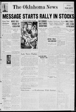 Primary view of object titled 'The Oklahoma News (Oklahoma City, Okla.), Vol. 33, No. 91, Ed. 2 Wednesday, January 4, 1939'.