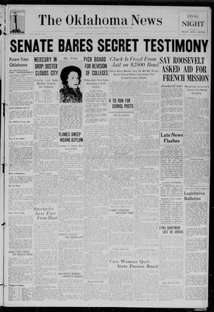 Primary view of object titled 'The Oklahoma News (Oklahoma City, Okla.), Vol. 33, No. 134, Ed. 2 Thursday, February 16, 1939'.