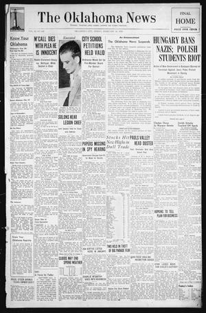 The Oklahoma News (Oklahoma City, Okla.), Vol. 33, No. 142, Ed. 1 Friday, February 24, 1939