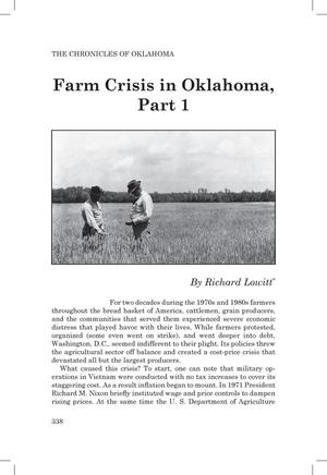 Farm Crisis in Oklahoma, Part 1