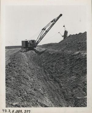 Dragline Excavating Altus Canal