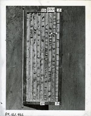 Primary view of object titled 'Cores from Drain Holes'.