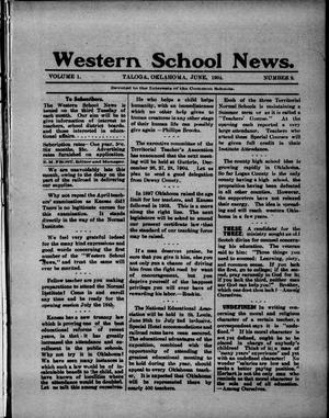Western School News. (Taloga, Okla.), Vol. 1, No. 2, Ed. 1 Wednesday, June 1, 1904