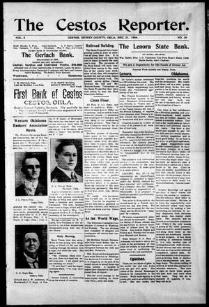 The Cestos Reporter. (Cestos, Okla.), Vol. 5, No. 30, Ed. 1 Friday, December 21, 1906