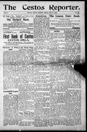 The Cestos Reporter. (Cestos, Okla.), Vol. 5, No. 33, Ed. 1 Friday, January 11, 1907