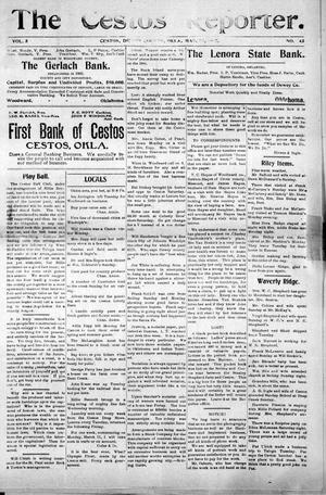 The Cestos Reporter. (Cestos, Okla.), Vol. 5, No. 43, Ed. 1 Friday, March 22, 1907