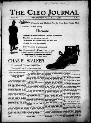 The Cleo Journal (Cleo, Okla.), Vol. 6, No. 35, Ed. 1 Thursday, December 5, 1907