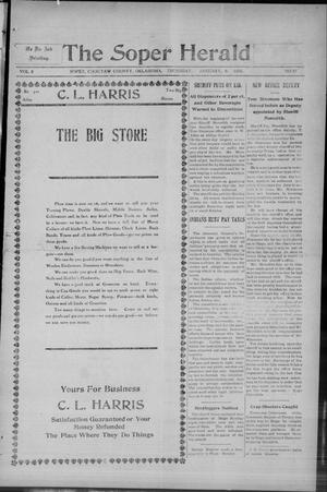 The Soper Herald (Soper, Okla.), Vol. 2, No. 22, Ed. 1 Thursday, January 9, 1908