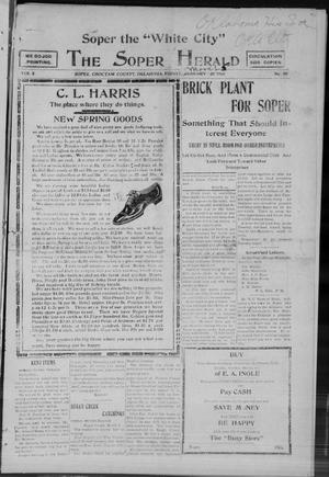 The Soper Herald (Soper, Okla.), Vol. 3, No. 29, Ed. 1 Friday, March 5, 1909