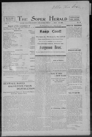 The Soper Herald (Soper, Okla.), Vol. 3, No. 50, Ed. 1 Friday, July 23, 1909