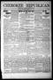 Newspaper: Cherokee Republican (Sallisaw, Okla.), Vol. 7, No. 9, Ed. 1 Thursday,…