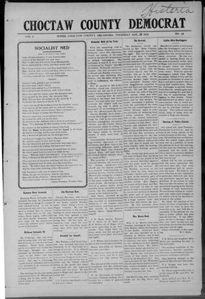 Choctaw County Democrat (Soper, Okla.), Vol. 2, No. 14, Ed. 1 Thursday, August 29, 1912