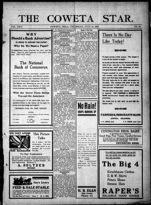 The Coweta Star. (Coweta, Okla.), Vol. 2, No. 12, Ed. 1 Thursday, July 10, 1913
